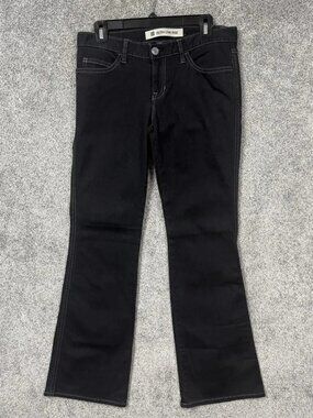 Gap Ultra Low Rise Bootcut Jeans 6R 32x31 Black Stretch Y2K Indie Sleaze